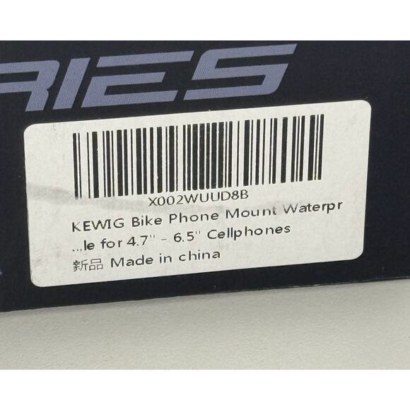 KEWIG Waterproof Bike Phone Mount Handlebar Holder 4.7-6.5" Cellphones New - Picture 2 of 4